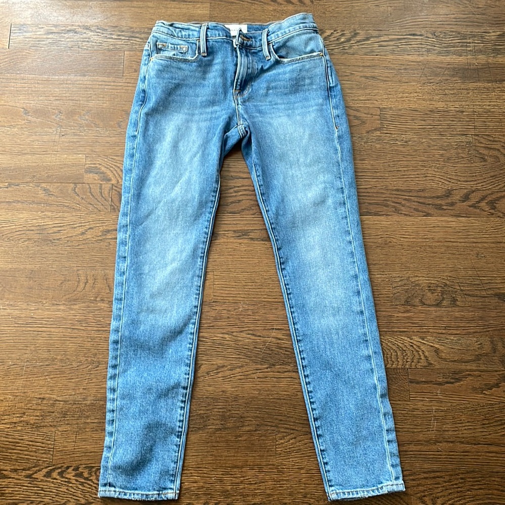 Frame straight leg jeans